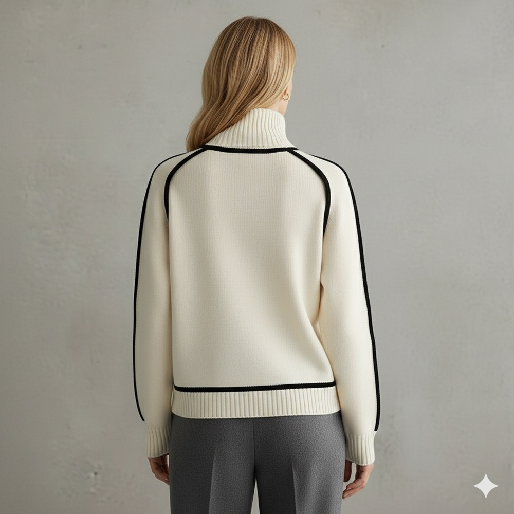 Damenpullover mit Stehkragen | Locker & Modern für Herbst/Winter