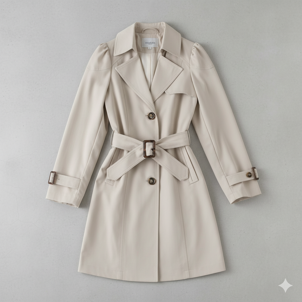 Damen Trenchcoat mit schmalem Schnitt | Mittellang & Elegant