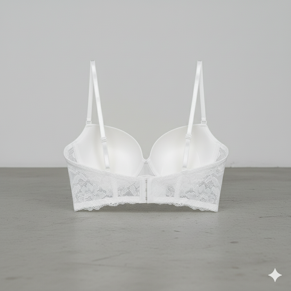 Damen BH rückenfrei mit Glanz | Unsichtbarer Halt