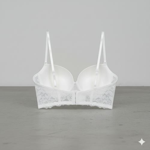 Damen BH rückenfrei mit Glanz | Unsichtbarer Halt