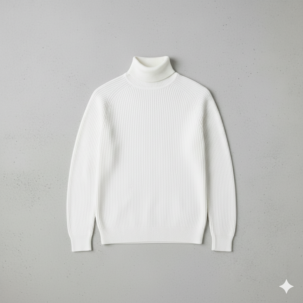 Herren Strickpullover mit Rollkragen | Warm & Elegant | Winter