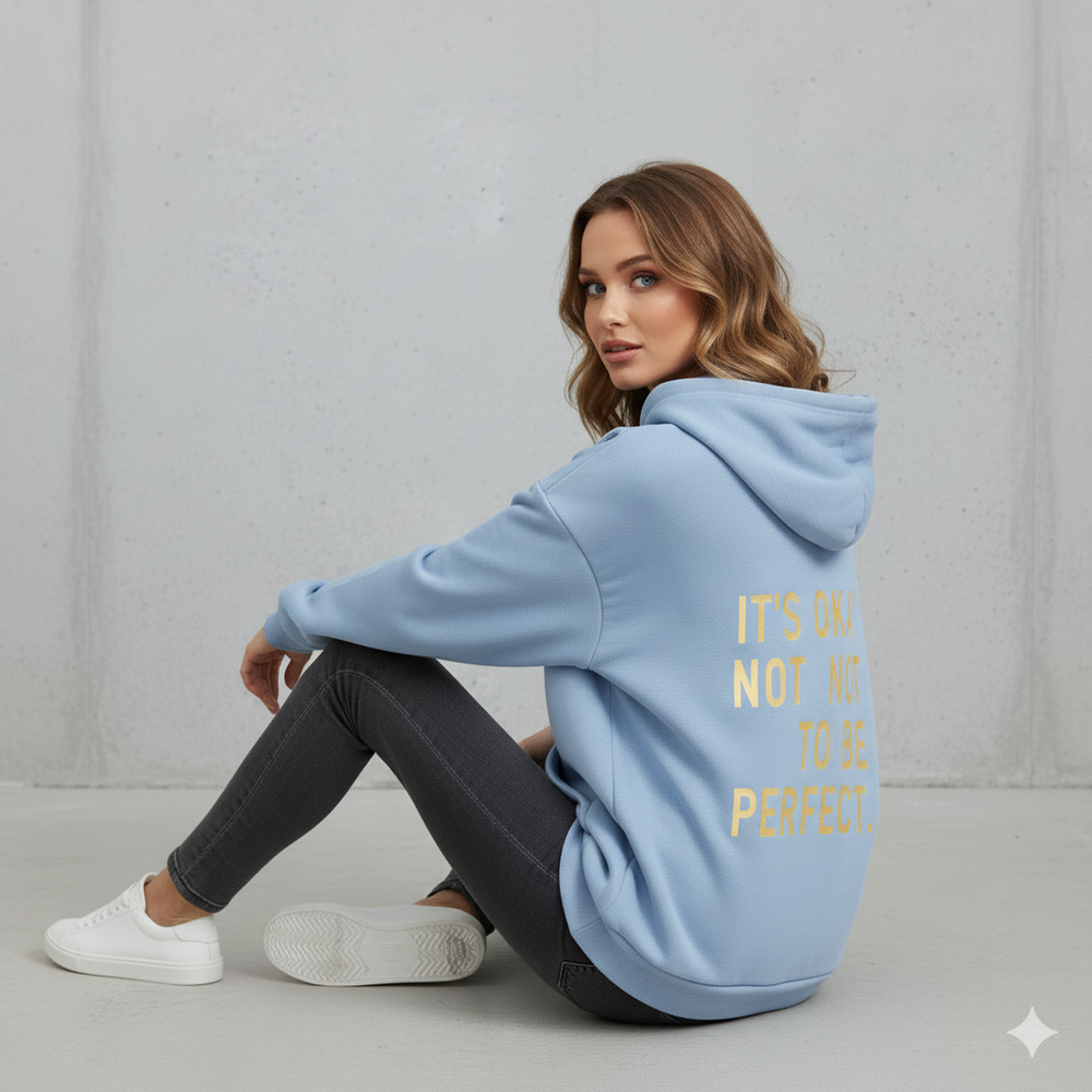 Moderner Damen Hoodie mit Statement