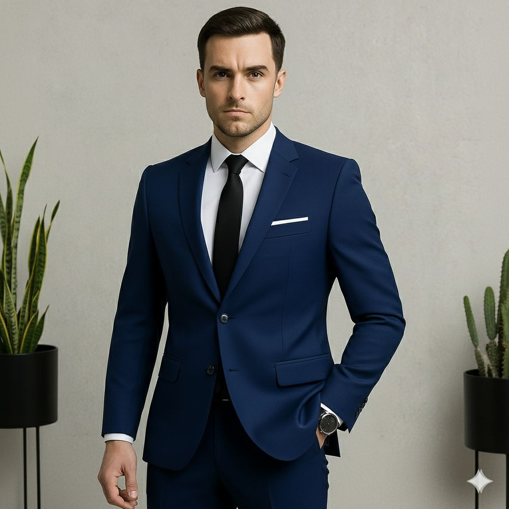 Herren Anzug 3-teilig | Slim Fit Business & Elegant