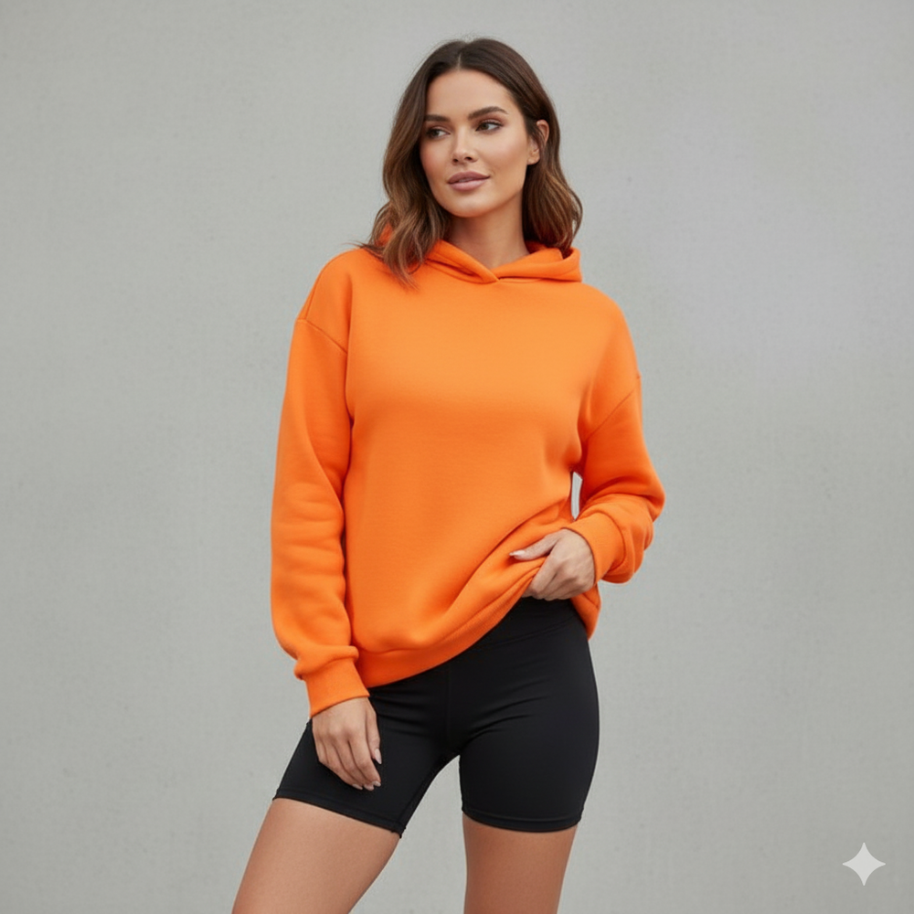 Moderner Damen Hoodie mit Statement