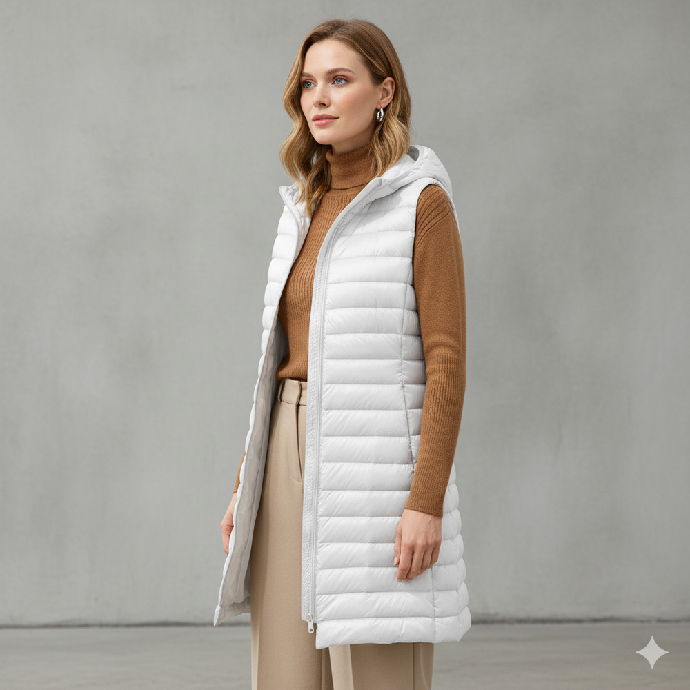 Damenweste mit Kapuze | Leicht & Warm für Herbst/Winter