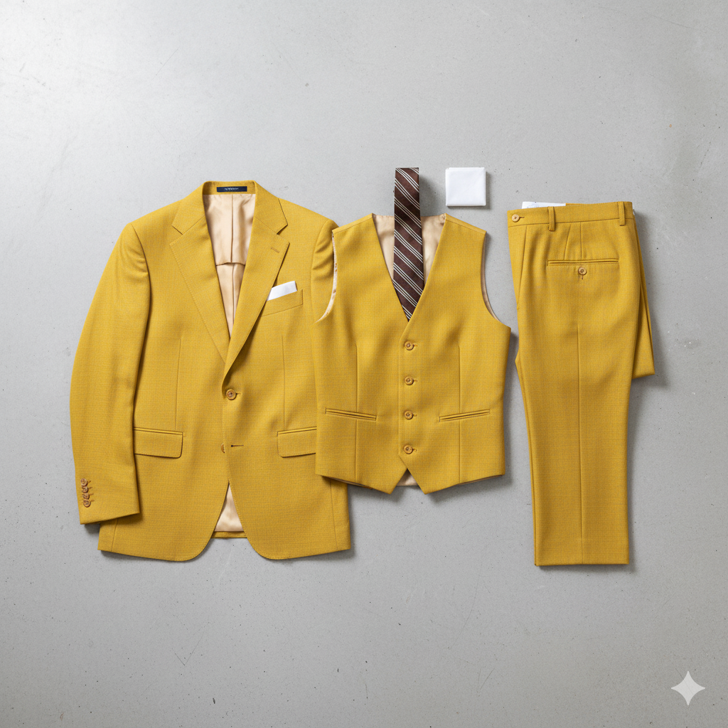 Herren Anzug 3-teilig | Slim Fit Elegant für Hochzeit & Business