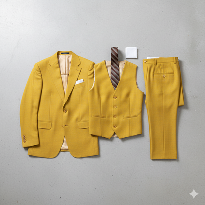 Herren Anzug 3-teilig | Slim Fit Elegant für Hochzeit & Business