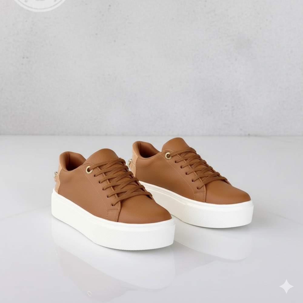Damen Sneaker mit Plateau Sohle | Elegant & Bequem
