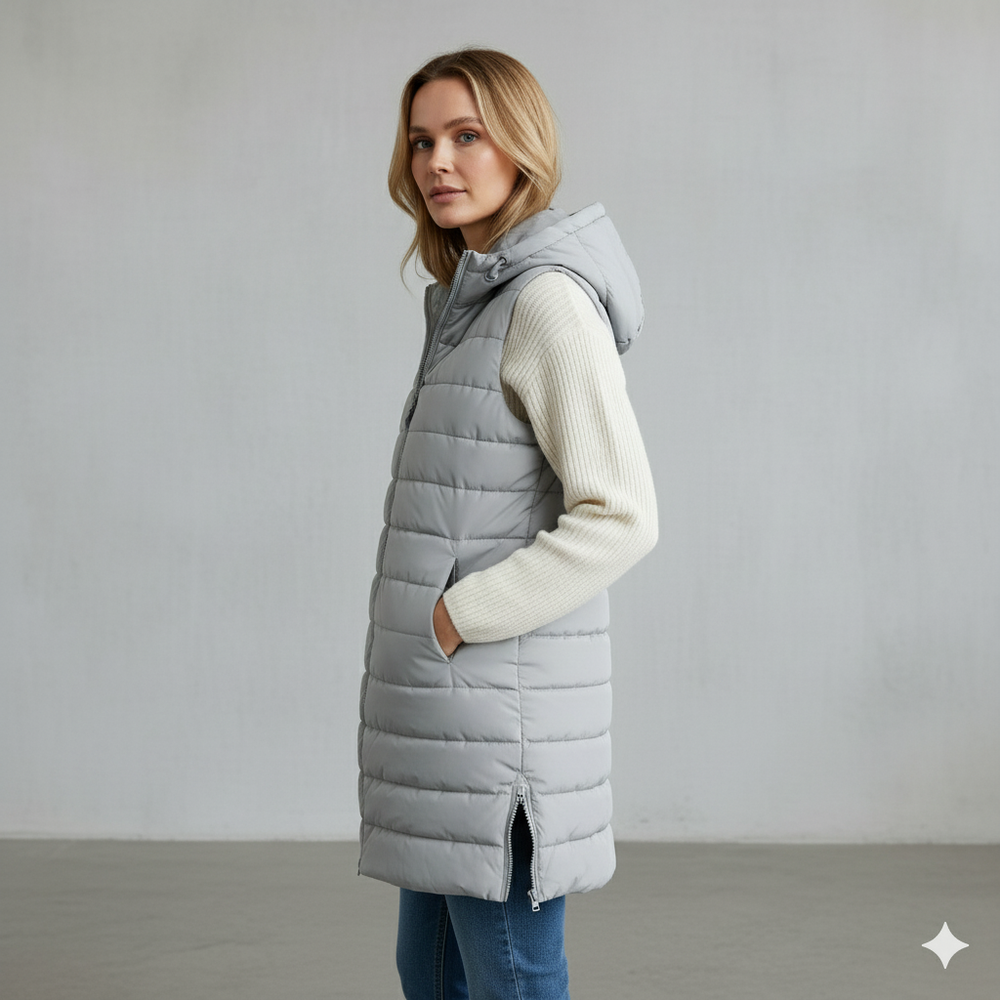 Damenweste mit Kapuze | Leicht & Warm für Herbst/Winter