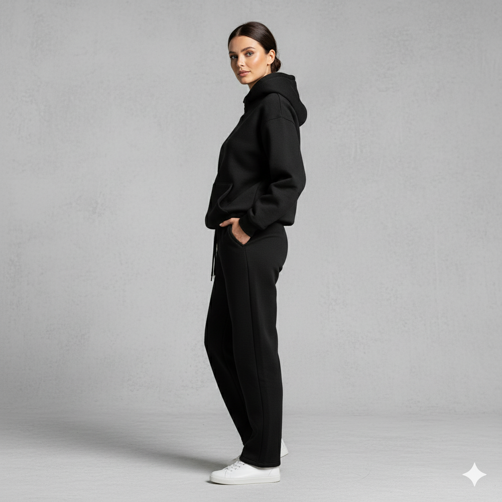 Kuscheliges Damen Set mit Hoodie & Hose