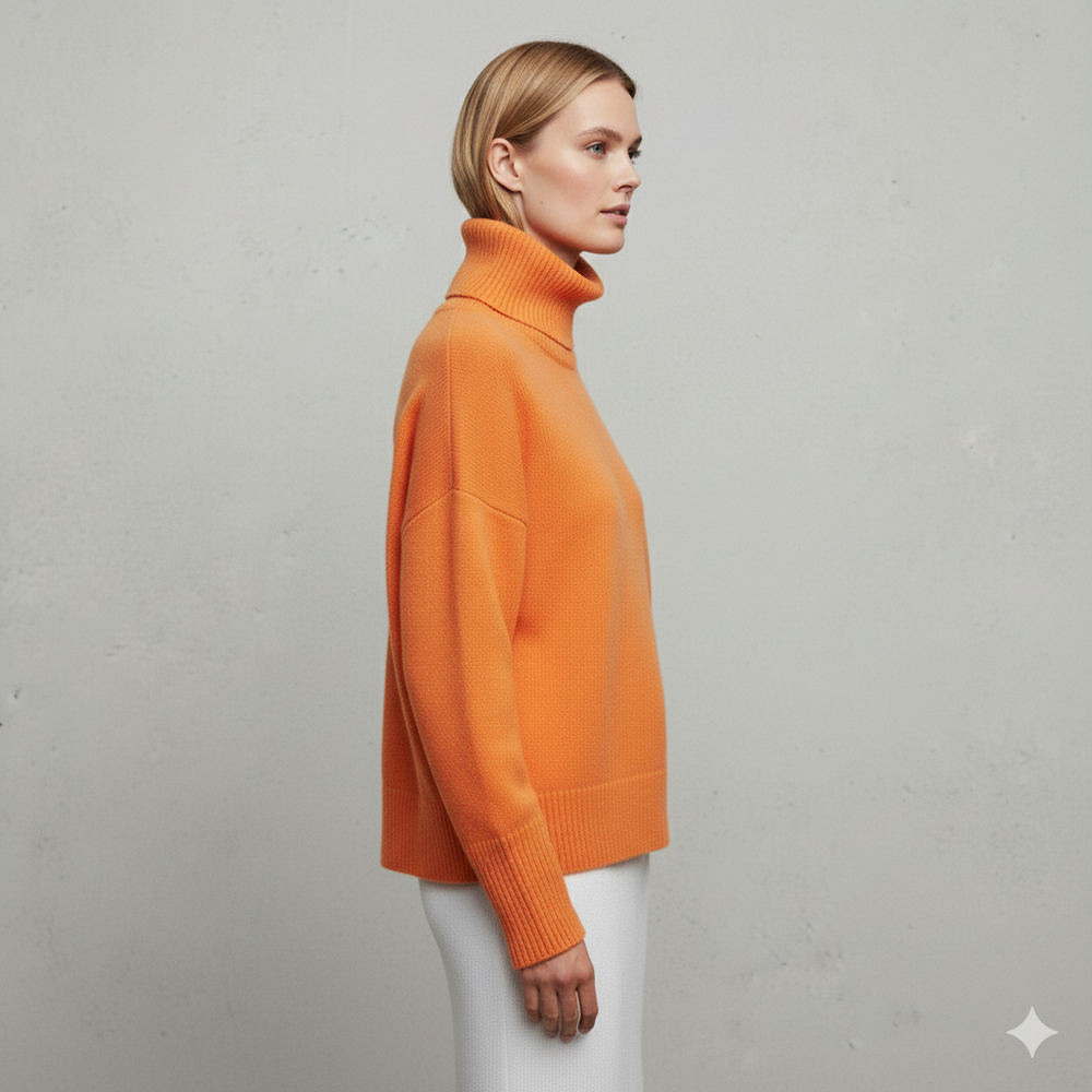 Kuscheliger Damenpullover mit Rollkragen | Warm für Herbst/Winter