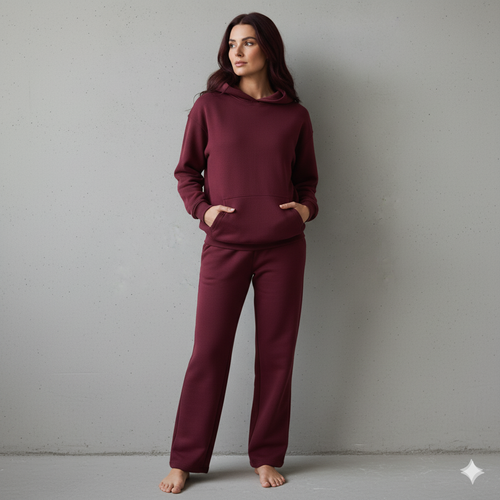 Kuscheliges Damen Set mit Hoodie & Hose