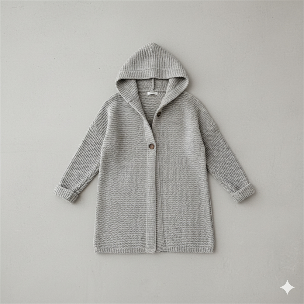 Damen Strickjacke mit Kapuze | Locker & Warm für Herbst Winter