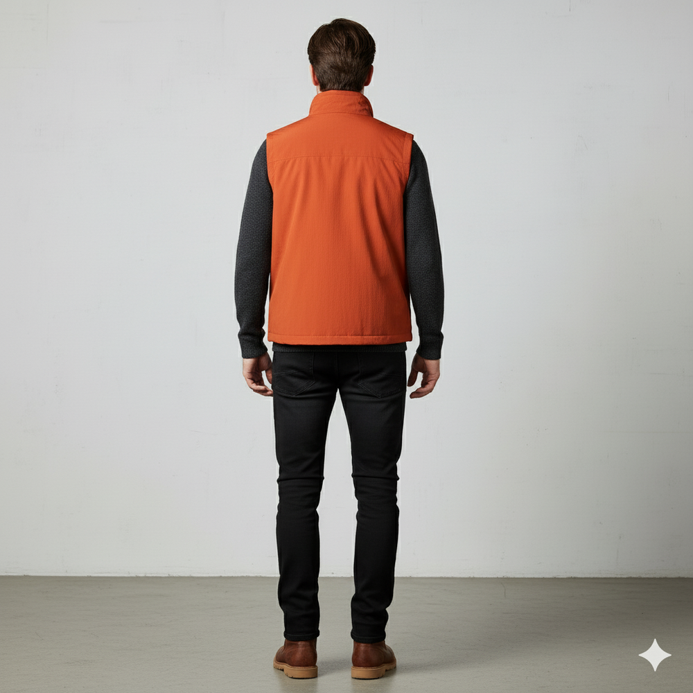 Herren Outdoor Weste mit Taschen | Leicht & Atmungsaktiv | Übergang