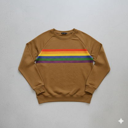 Damen Pullover mit Rundhalsausschnitt | Gestreift & Freizeit