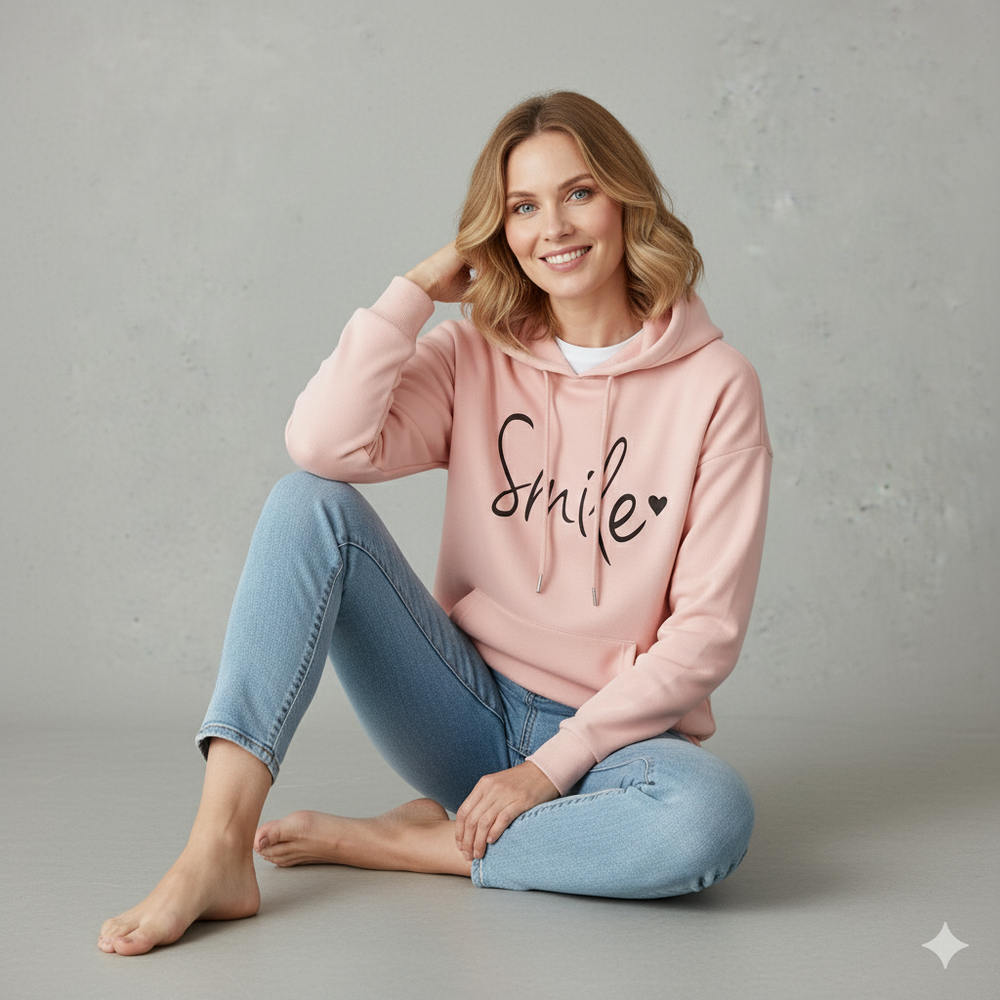 Bequemer Damen Hoodie mit Motiv