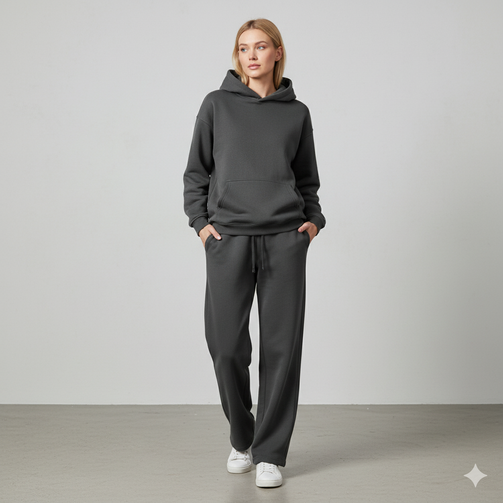 Kuscheliges Damen Set mit Hoodie & Hose