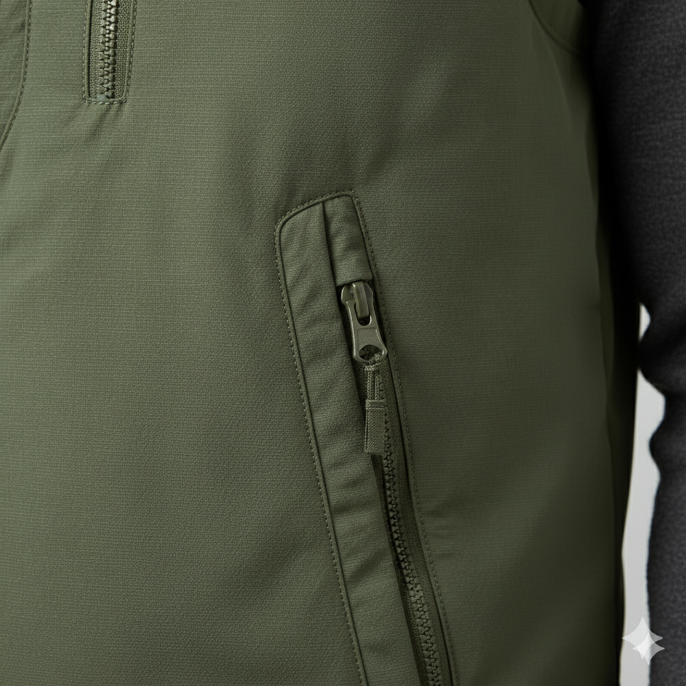 Herren Outdoor Weste mit Taschen | Leicht & Atmungsaktiv | Übergang