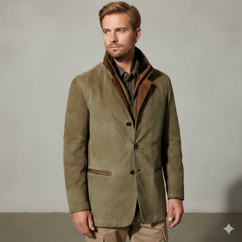 Herren Sakko aus Wildleder | Freizeit & Übergang | Herbst/Winter