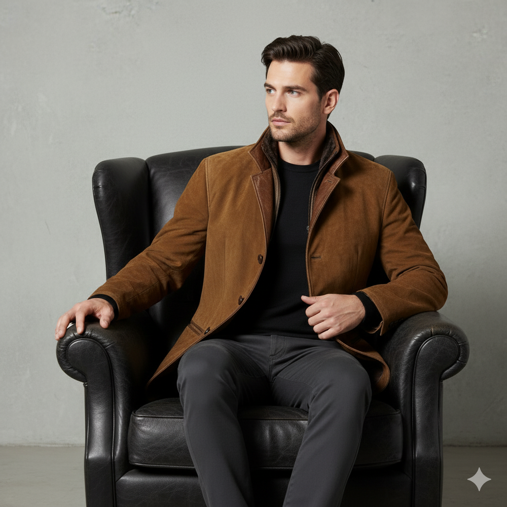 Herren Sakko aus Wildleder | Freizeit & Übergang | Herbst/Winter