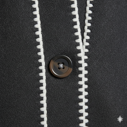Damen Wollmantel mit Schal Kragen | Winter | Locker & Warm