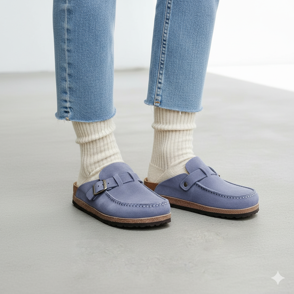 Bequeme Damen Clogs | Ergonomisches Fußbett & Rutschfeste Sohle