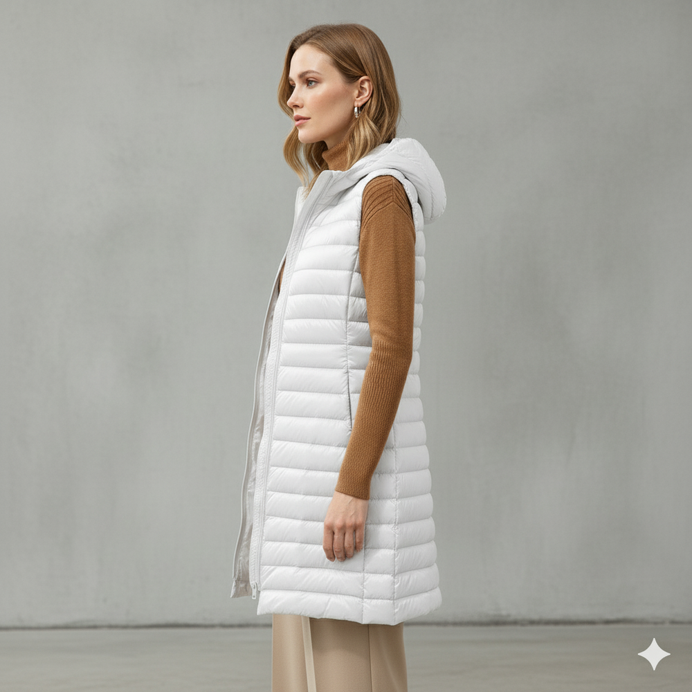 Damenweste mit Kapuze | Leicht & Warm für Herbst/Winter