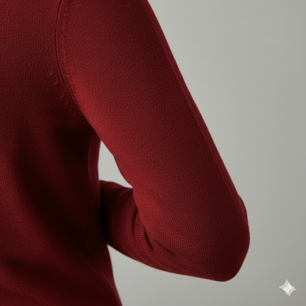 Kuscheliger Damen Strickpullover mit Rundhalsausschnitt | Winter | Elegant