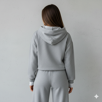 Damen Hoodie mit Kapuze | Zweiteilig & Freizeit