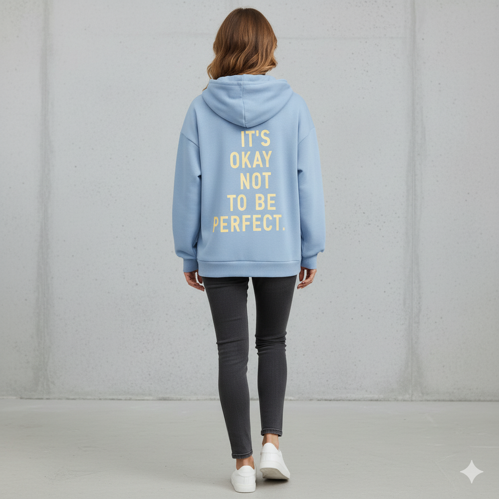 Moderner Damen Hoodie mit Statement