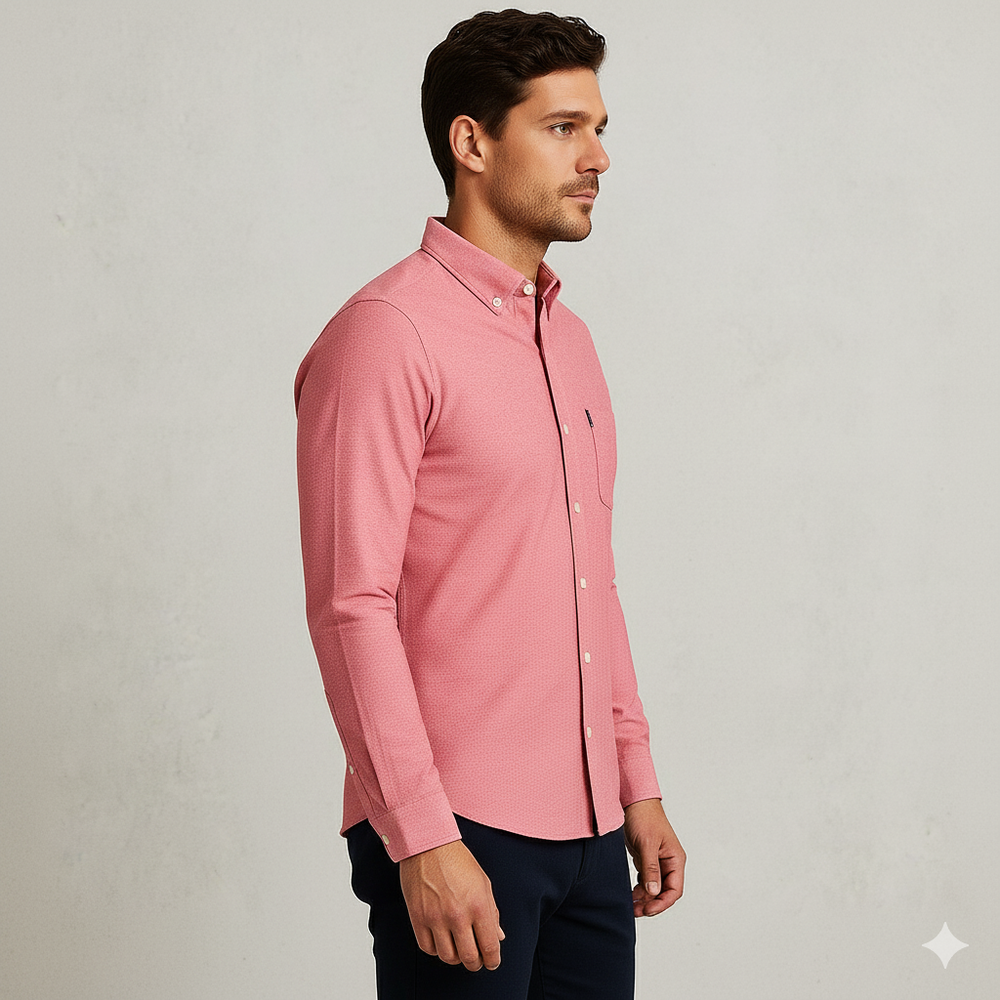 Herren Slim Fit Businesshemd | Atmungsaktiv & Herbst