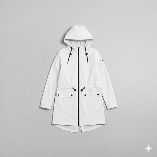 Damen Regenjacke mit Kapuze | Leicht & Wasserdicht | Übergang