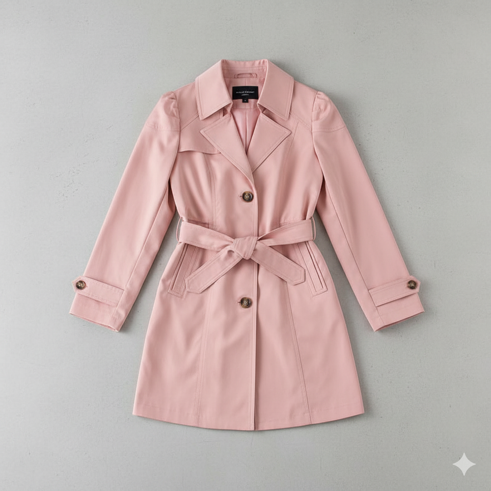 Damen Trenchcoat mit schmalem Schnitt | Mittellang & Elegant
