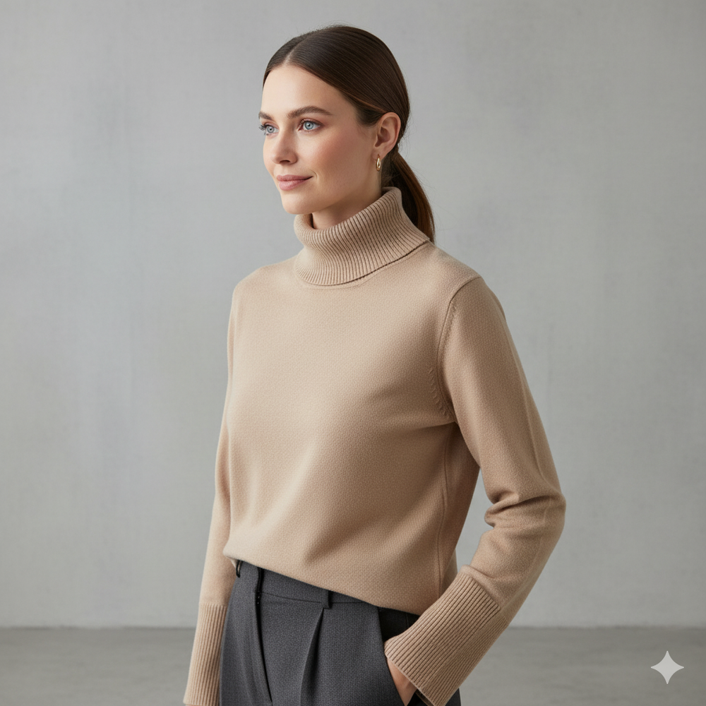 Kuscheliger Damen Rollkragenpullover | Herbst Winter