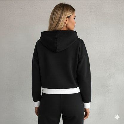 Damen Hoodie mit Kapuze | Zweiteilig & Freizeit
