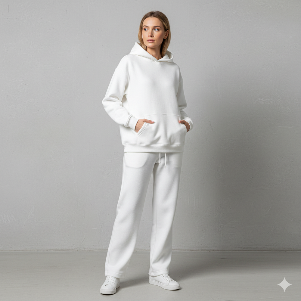 Kuscheliges Damen Set mit Hoodie & Hose