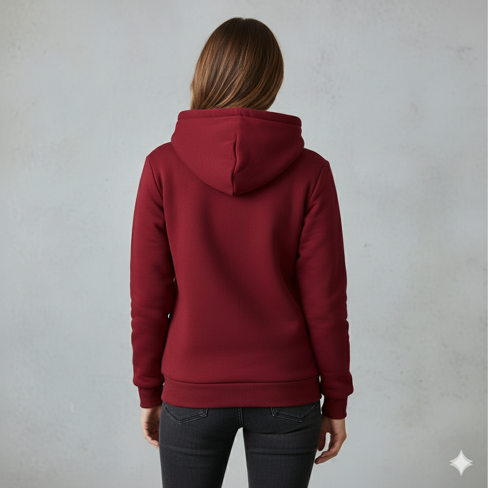 Kuscheliger Damen Hoodie mit Teddyfutter
