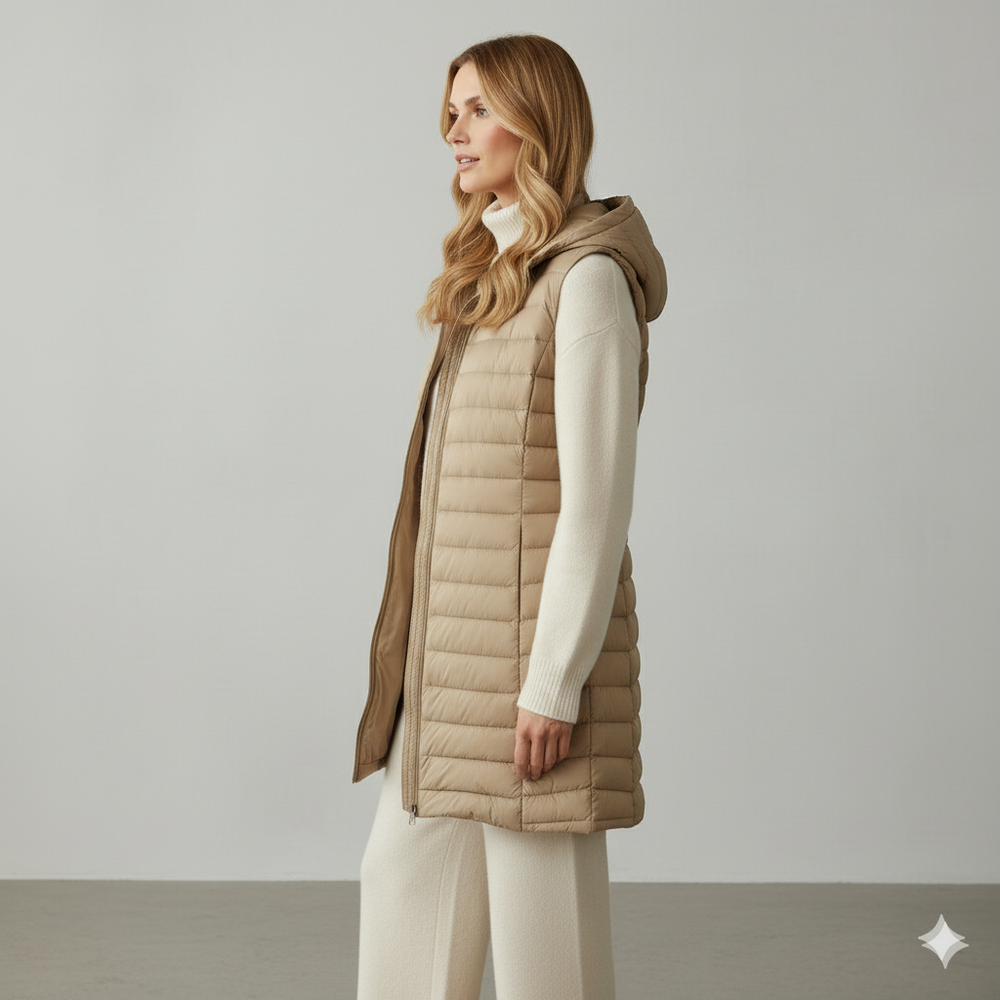 Damenweste mit Kapuze | Leicht & Warm für Herbst/Winter