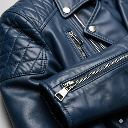 Herren Bikerjacke aus Veganleder | Modern & Casual