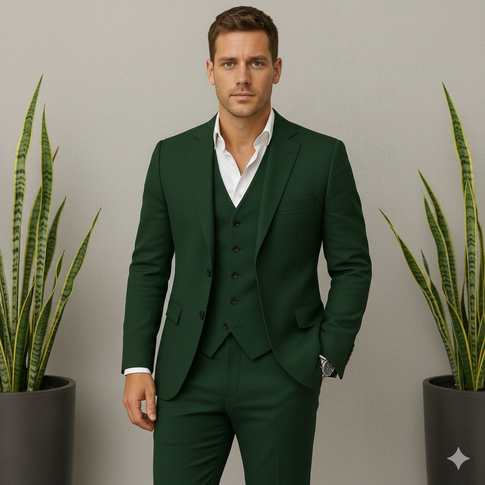 Leichter Herrenanzug aus Leinen | Herbst & Business