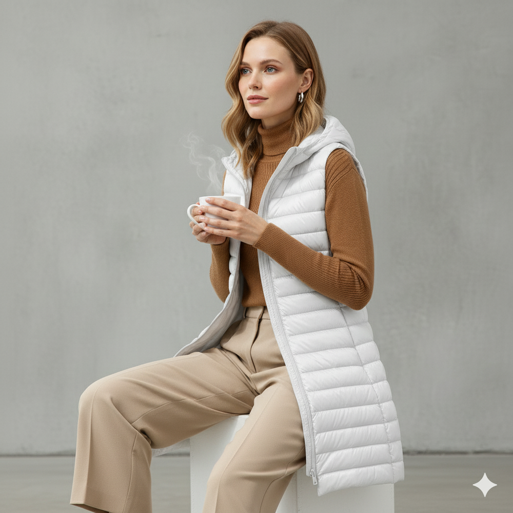 Damenweste mit Kapuze | Leicht & Warm für Herbst/Winter