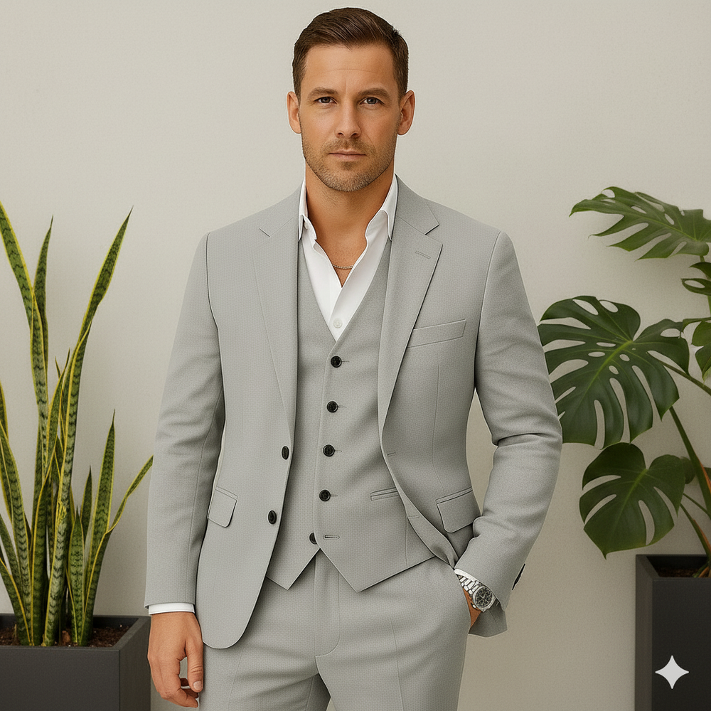 Leichter Herrenanzug aus Leinen | Herbst & Business