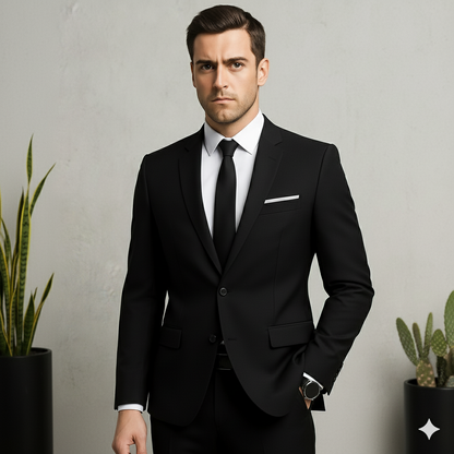 Herren Anzug 3-teilig | Slim Fit Business & Elegant