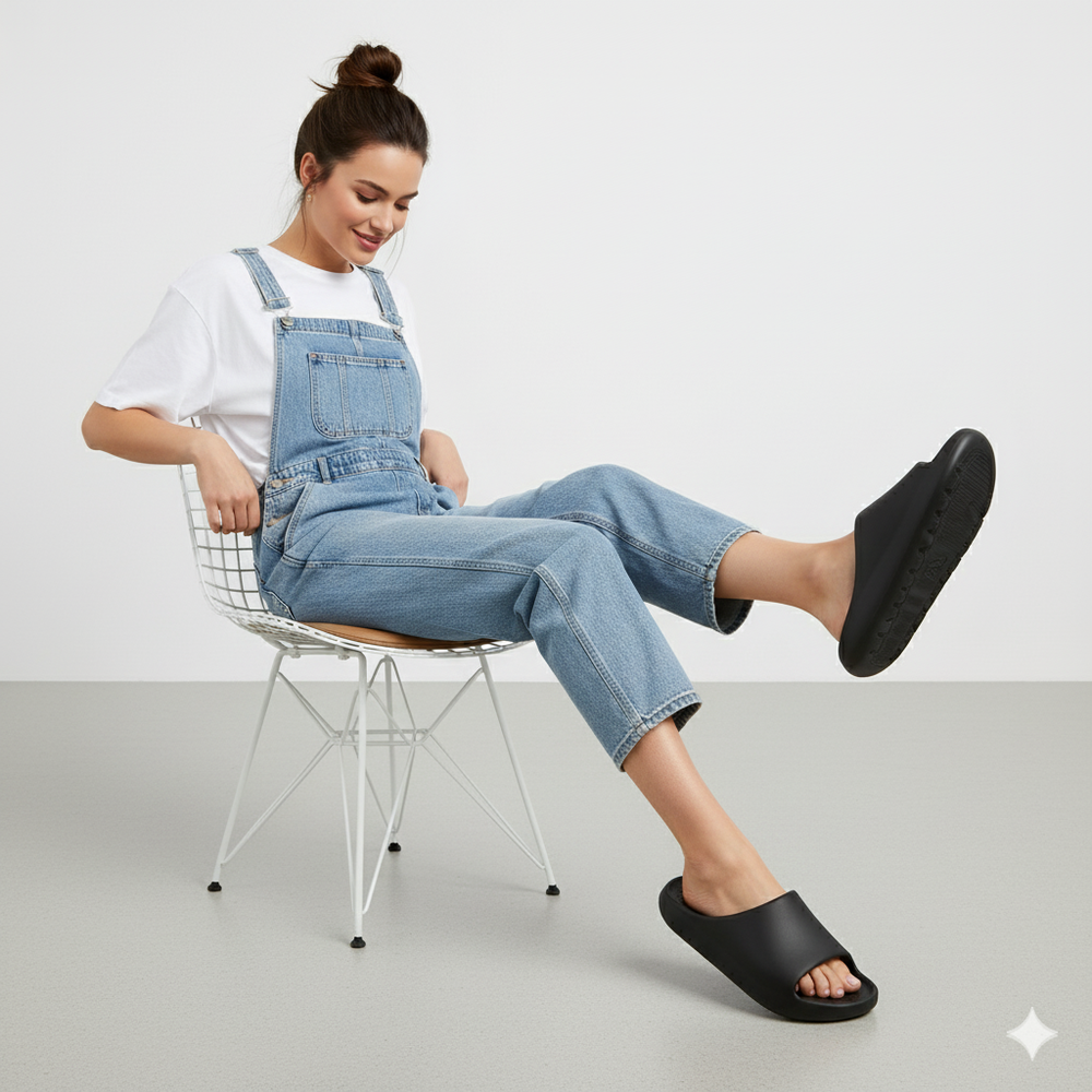 Bequeme Hausschuhe mit Massage Sohle | Wellness für drinnen