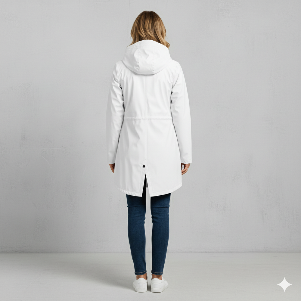 Damen Regenjacke mit Kapuze | Leicht & Wasserdicht | Übergang