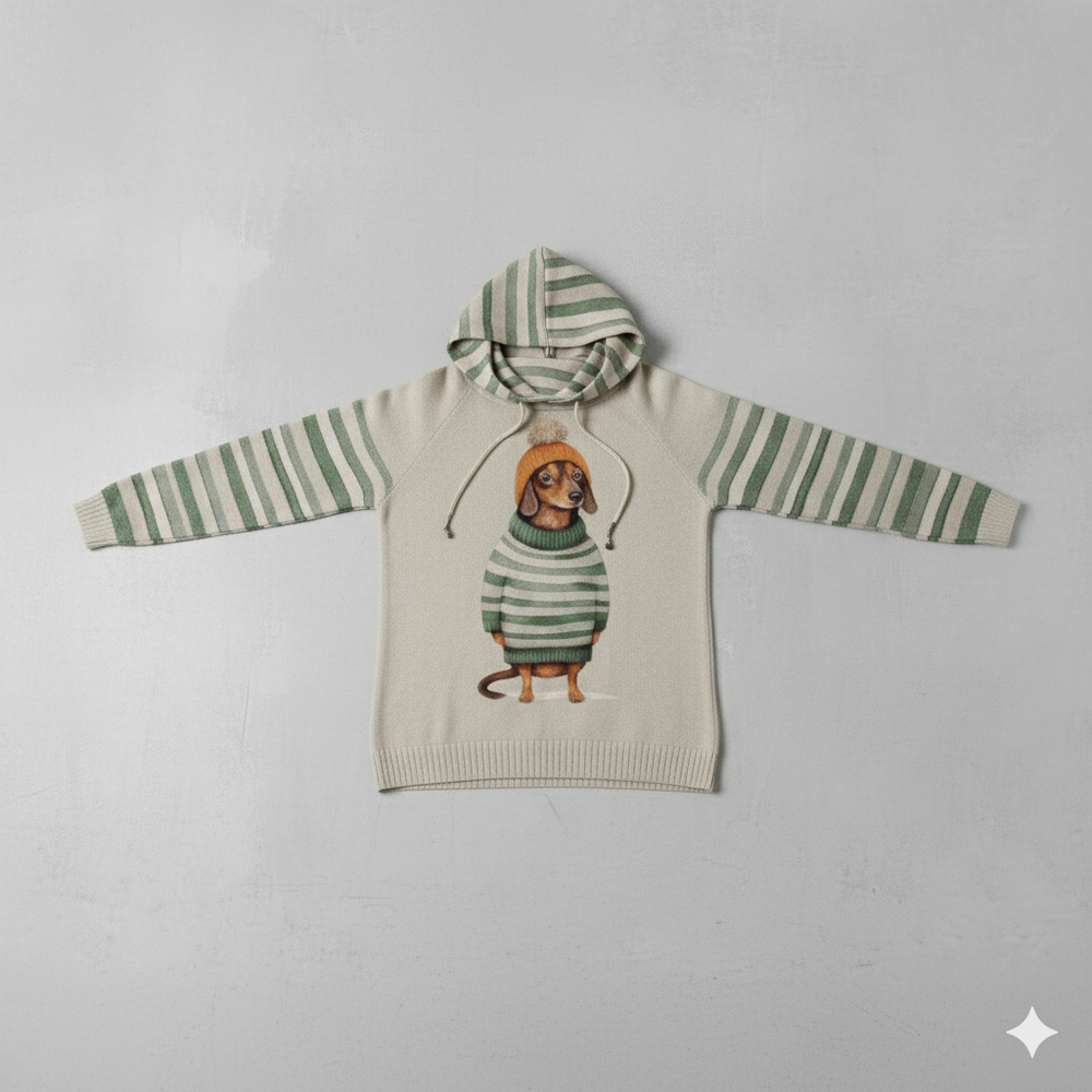 Weicher Damen Hoodie mit Tierprint