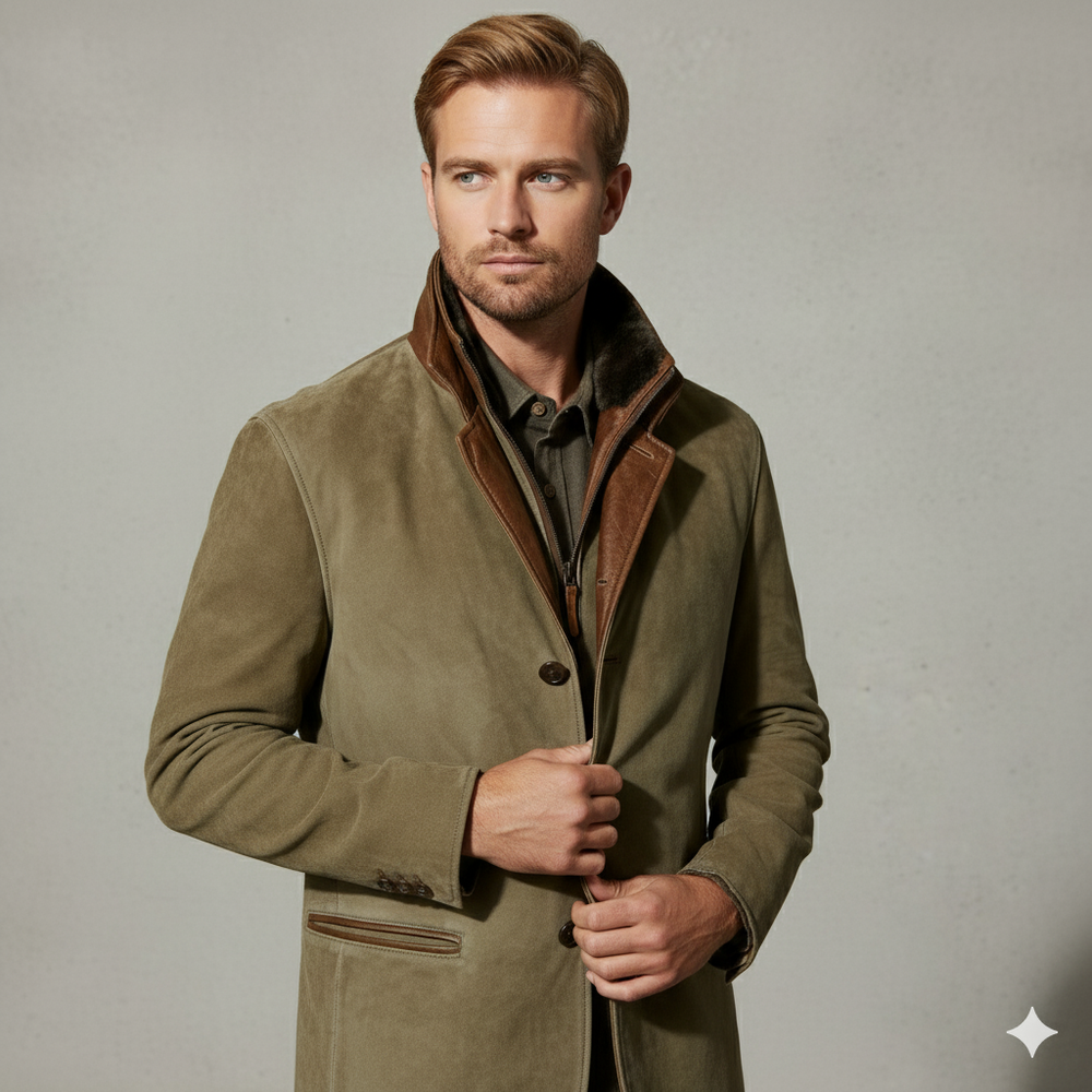 Herren Sakko aus Wildleder | Freizeit & Übergang | Herbst/Winter