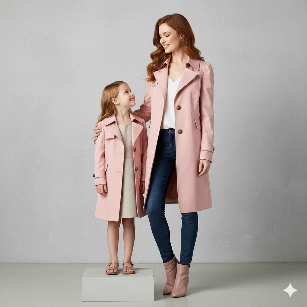 Damen Trenchcoat mit schmalem Schnitt | Mittellang & Elegant