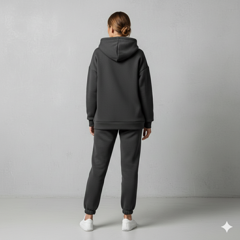 Warmer Damen Hoodie Zweiteiler | Bequem für Herbst & Winter