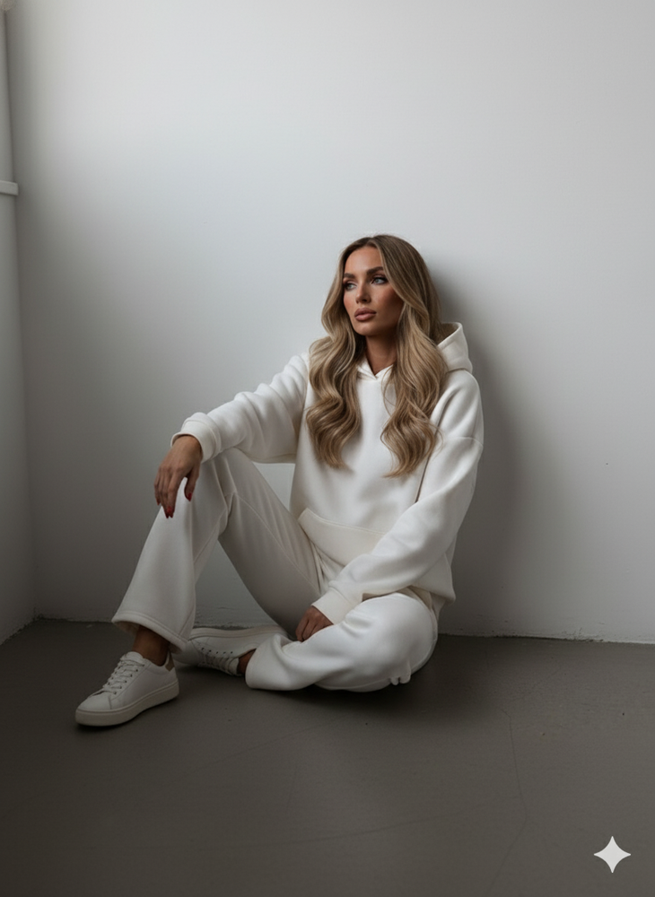 Warmer Damen Hoodie Zweiteiler | Bequem für Herbst & Winter